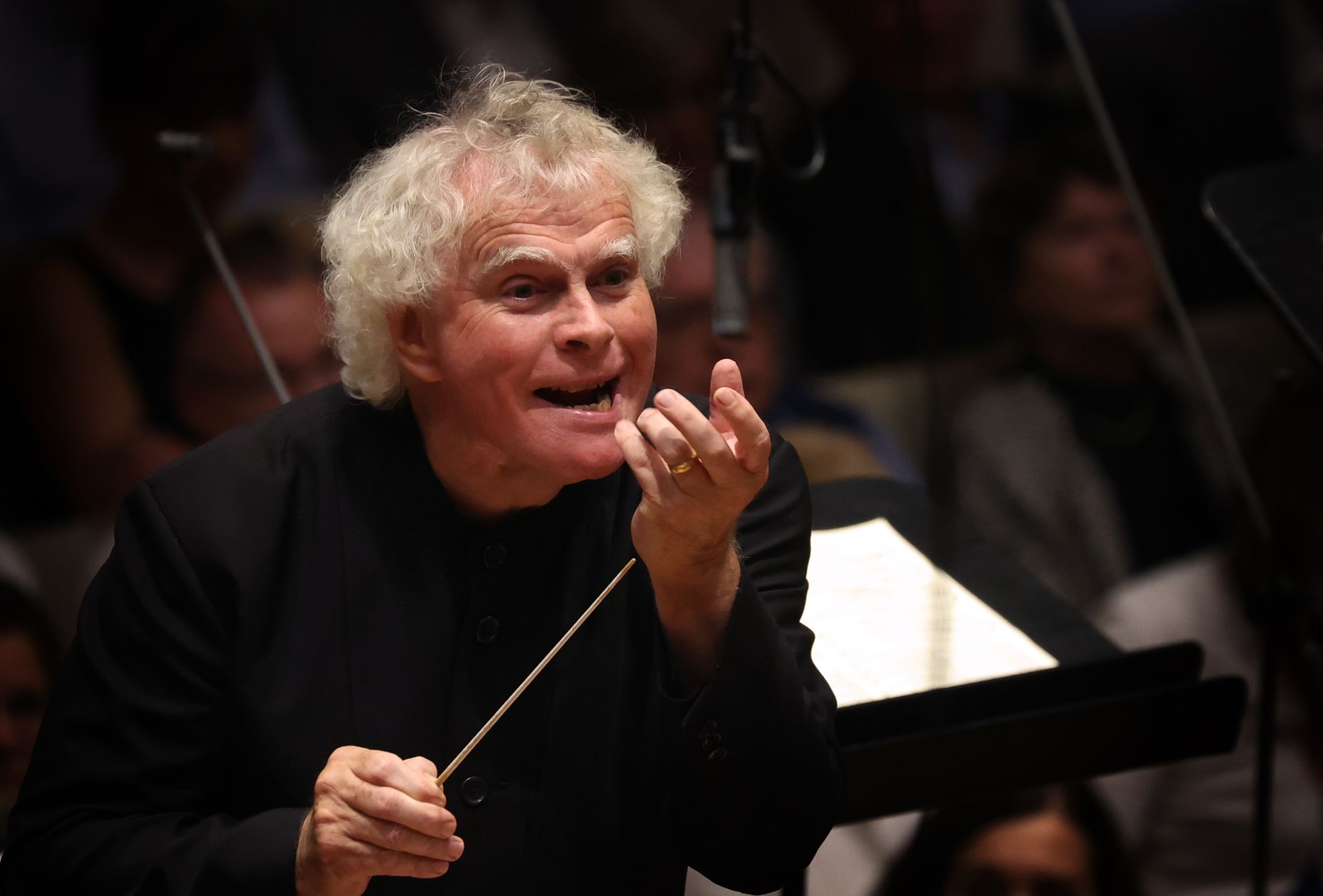 Sir Simon Rattle ist neuer Chefdirigent des Symphonieorchesters des Bayerischen Rundfunks.