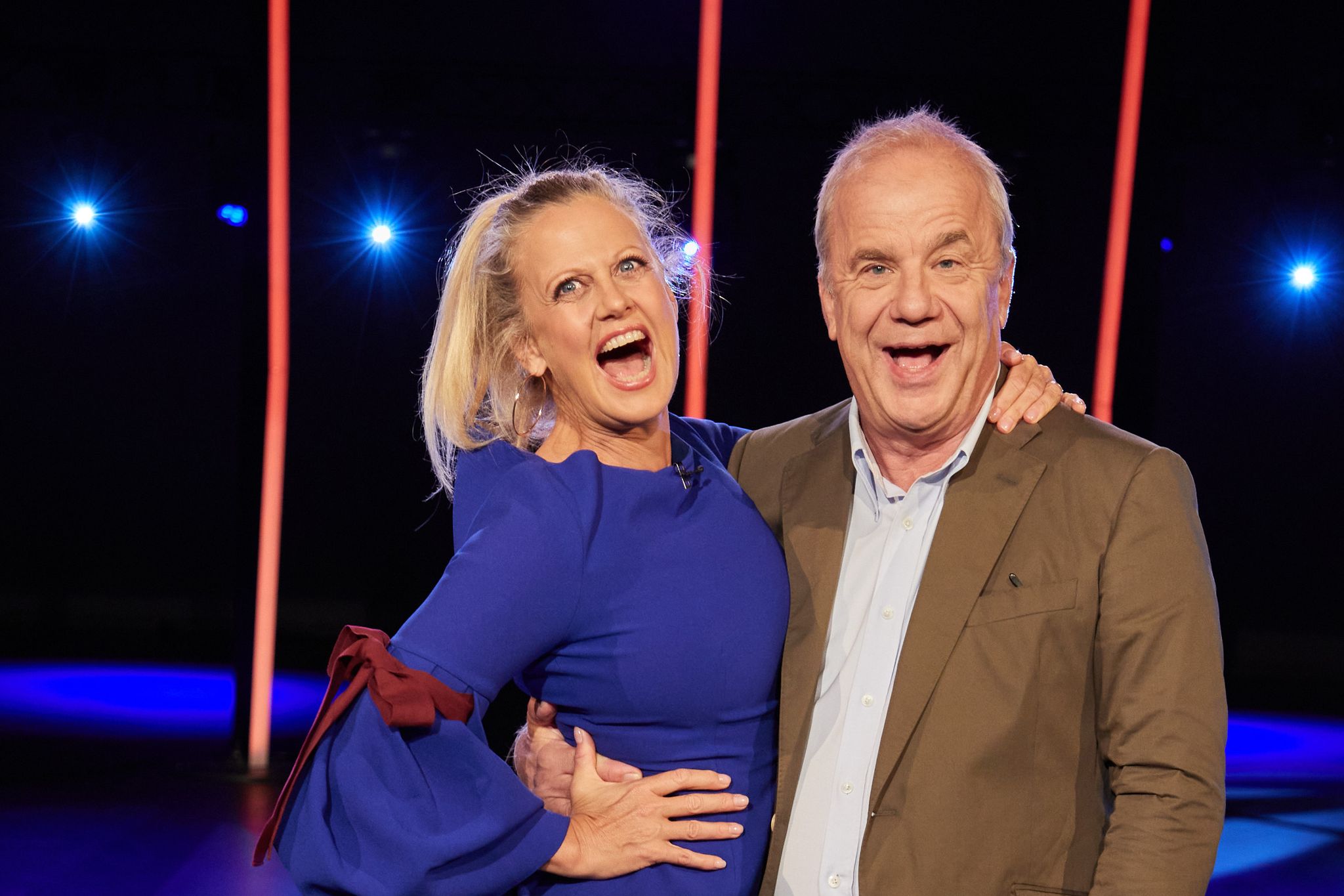 Barbara Schöneberger und Hubertus-Meyer Burckhardt sind die Gastgeber der «NDR Talk Show».