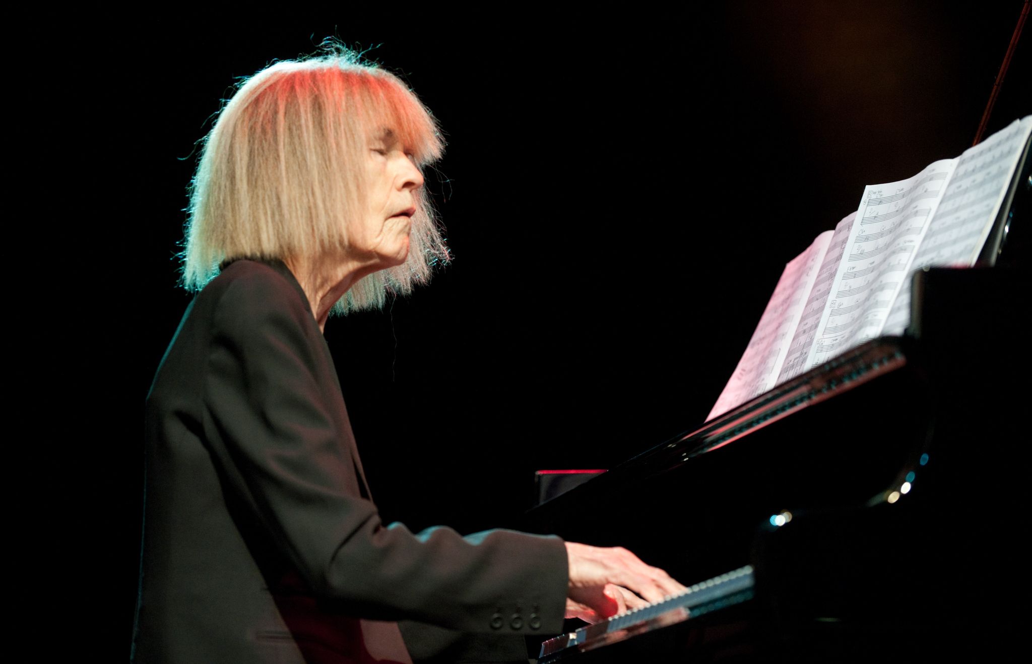 Carla Bley auf dem Moers Festival 2012. Jetzt ist die Pianistin im Alter von 87 Jahren gestorben.