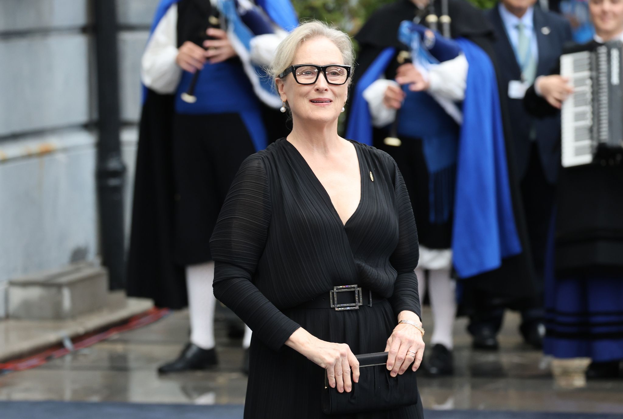 Die US-Schauspielerin Meryl Streep kommt zu der Verleihung der diesjährigen Prinzessin-von-Asturien-Preise.