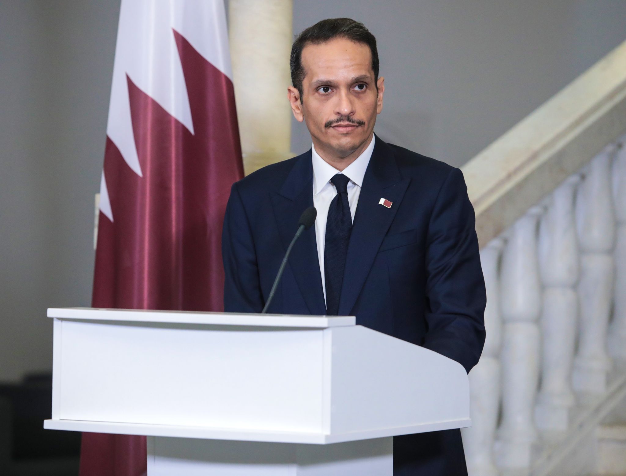 Der katarische Regierungschef Mohammed bin Abdulrahman Al Thani hält eine Verlängerung der Feuerpause für möglich.