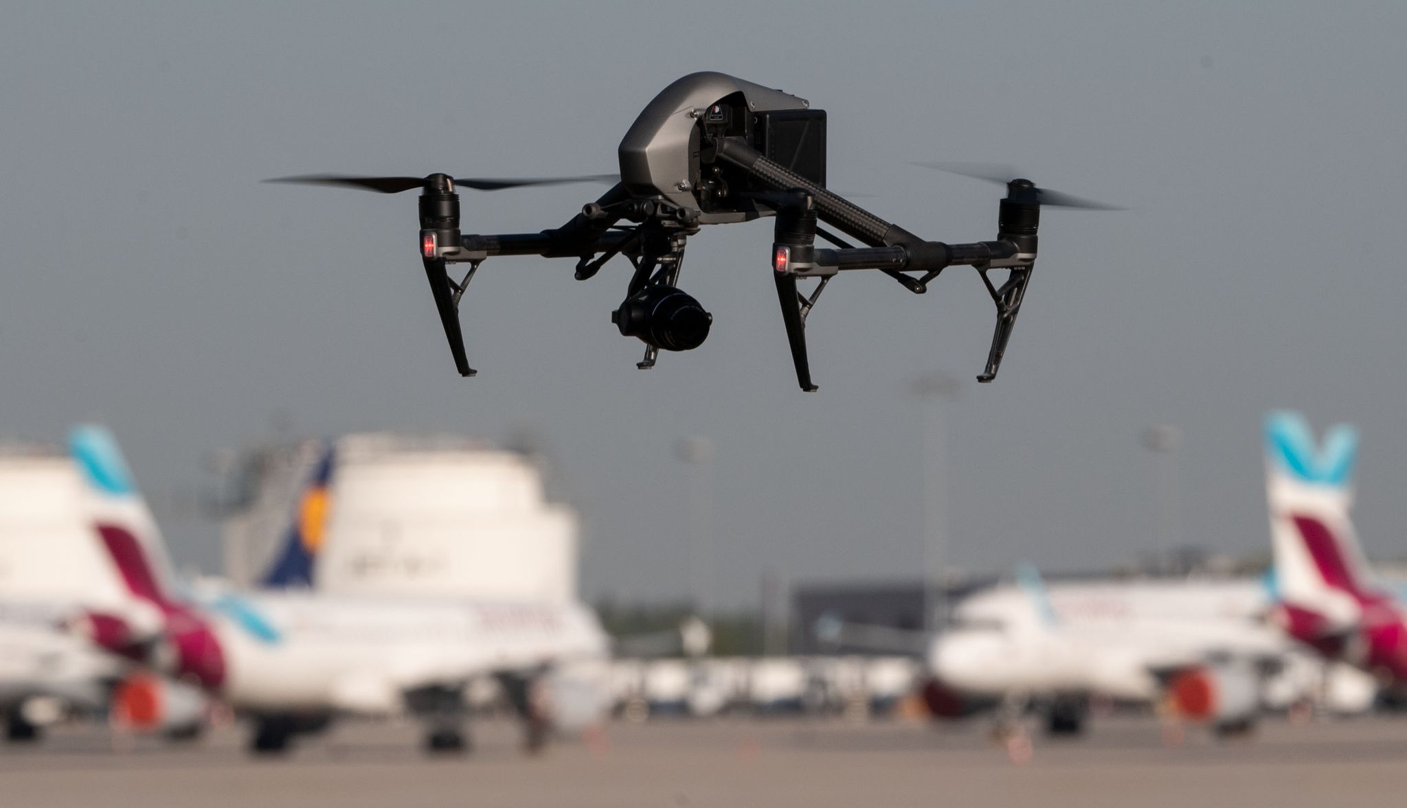 Drohnen können zu einer Gefahr für den Luftverkehr werden.