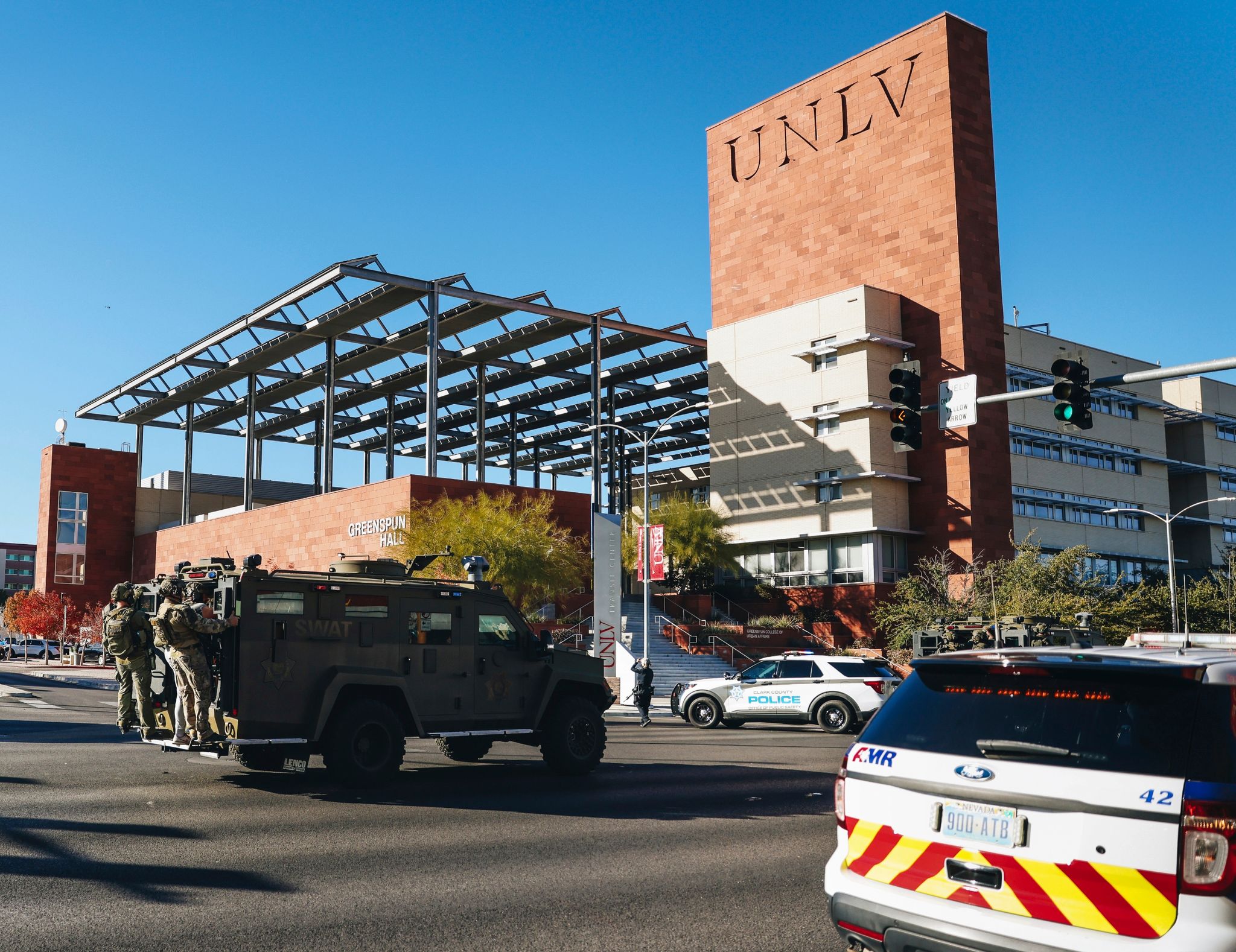 Bei einem Schusswaffenangriff an einer Universität in Las Vegas wurden drei Menschen getötet.
