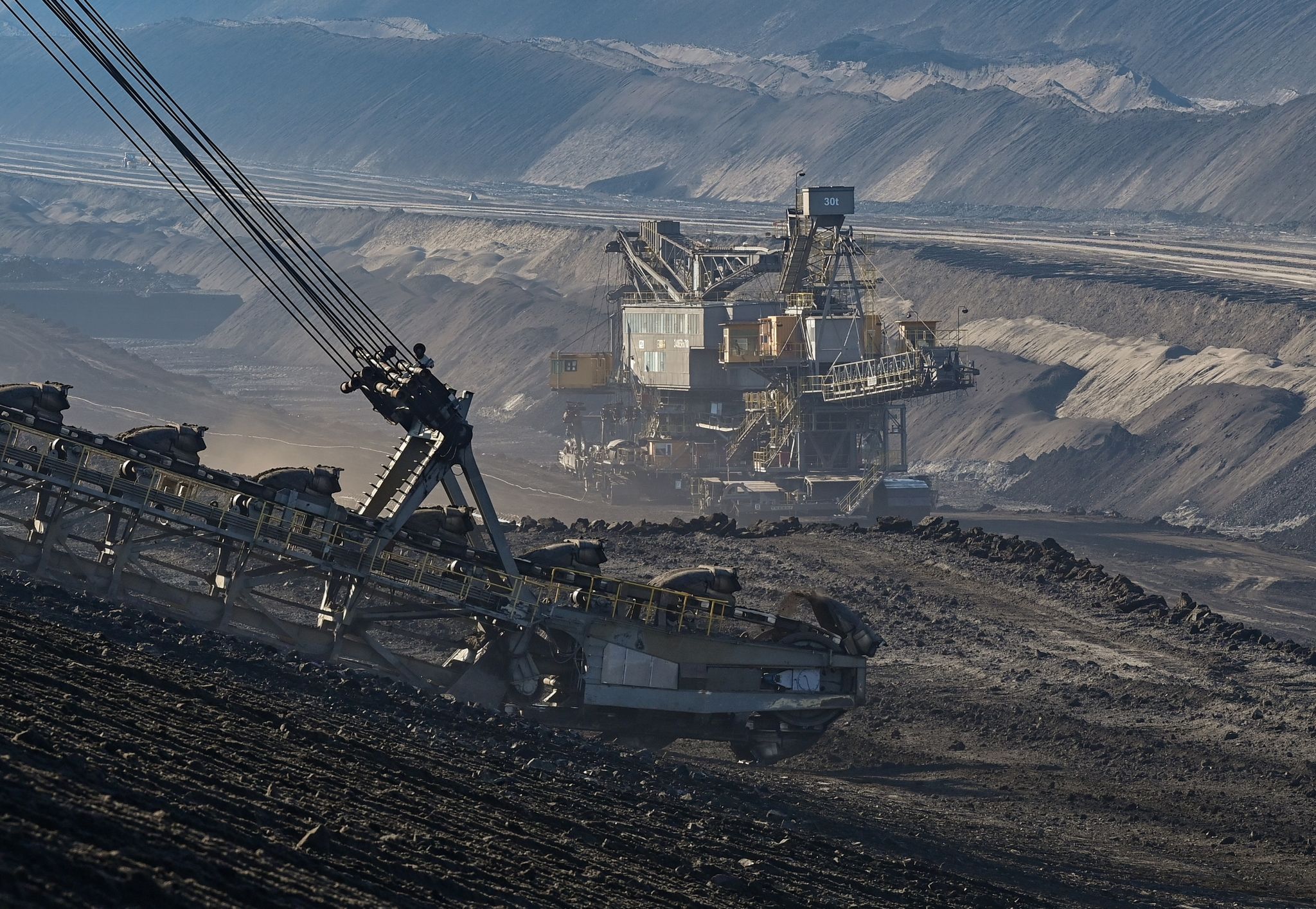 Braunkohletagebau in Brandenburg: Laut der Internationalen Energieagentur ist Kohle der wichtigste Energieträger für die Stromerzeugung.