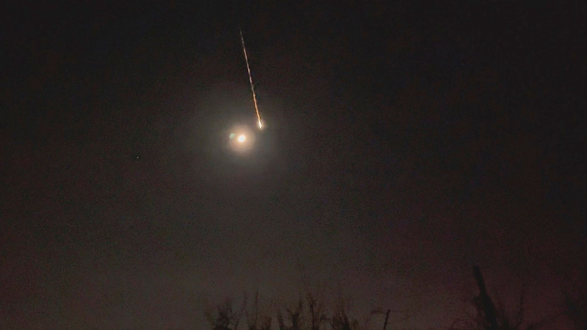 Ein Asteroid ist in der Nacht über Brandenburg beim Eintritt in die Atmosphäre verglüht.