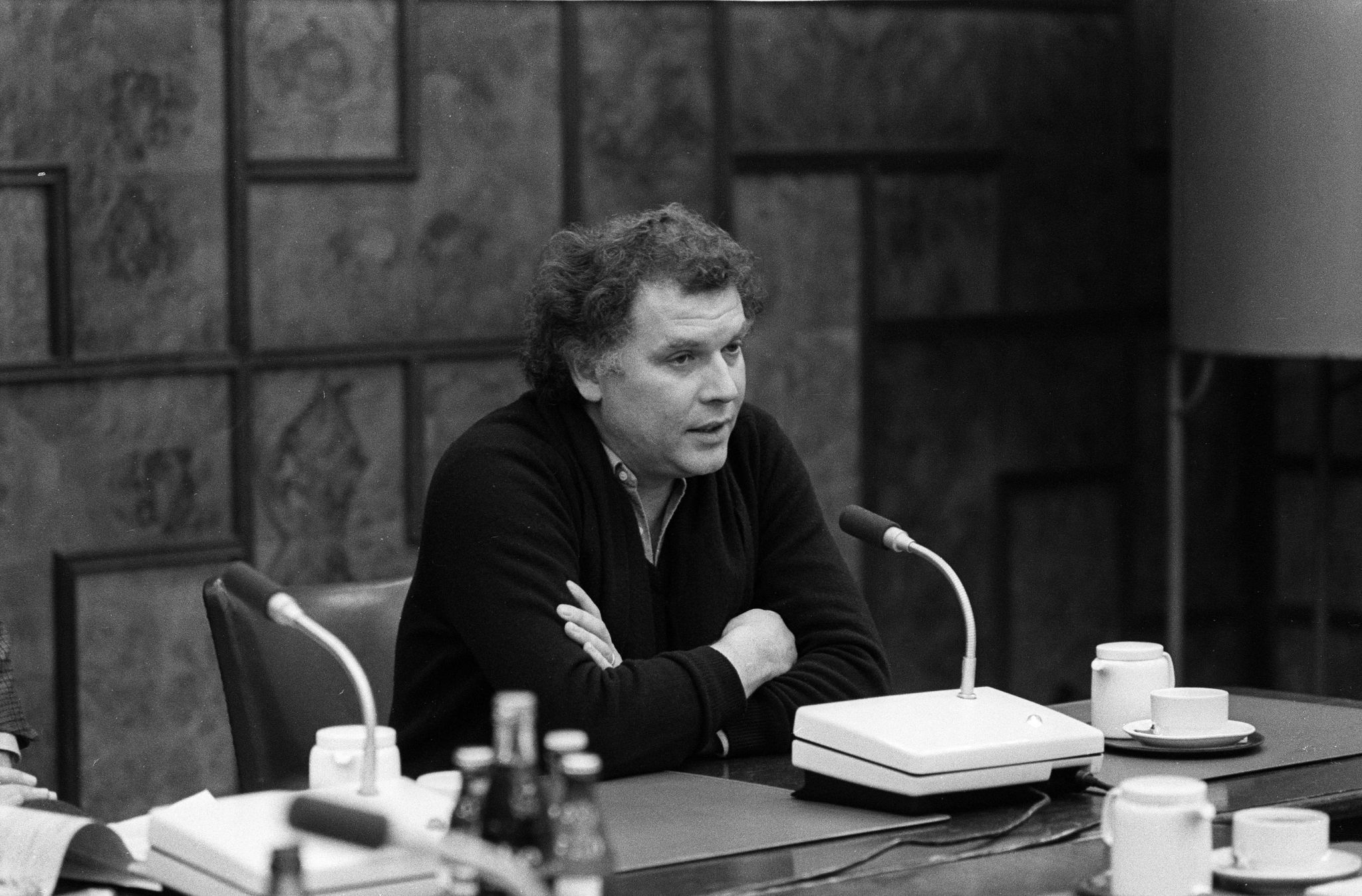 Frank-Patrick Steckel im Jahr 1984 vor seinem Antritt als Intendant des Schauspielhauses Bochum.