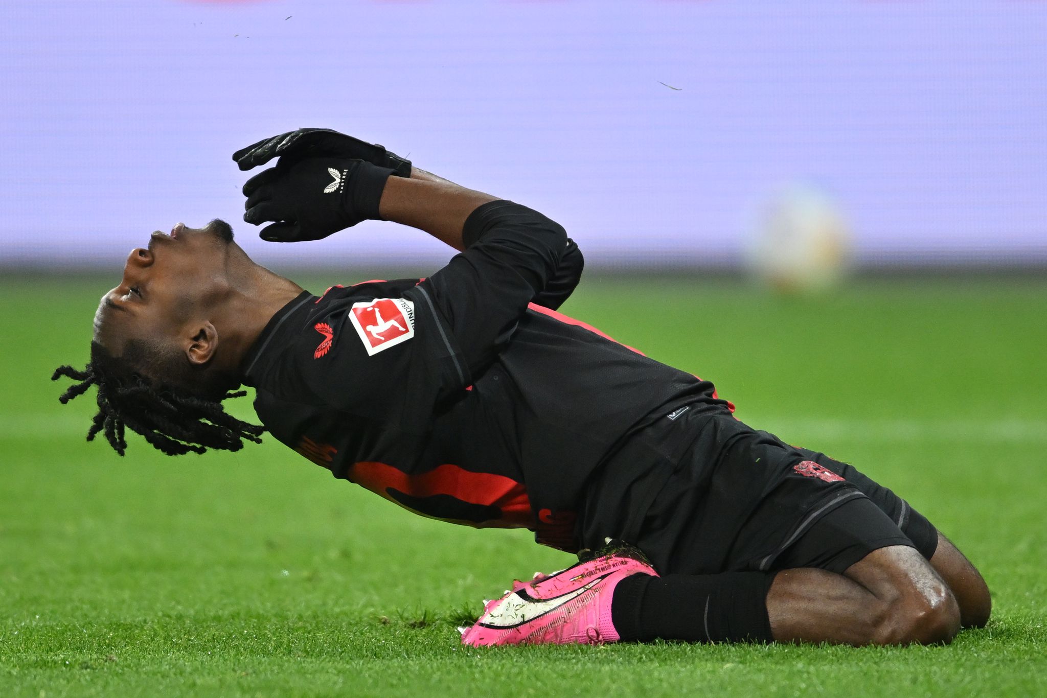 Jeremie Frimpong und Leverkusen kamen gegen Borussia Mönchengladbach nicht über ein 0:0 hinaus.
