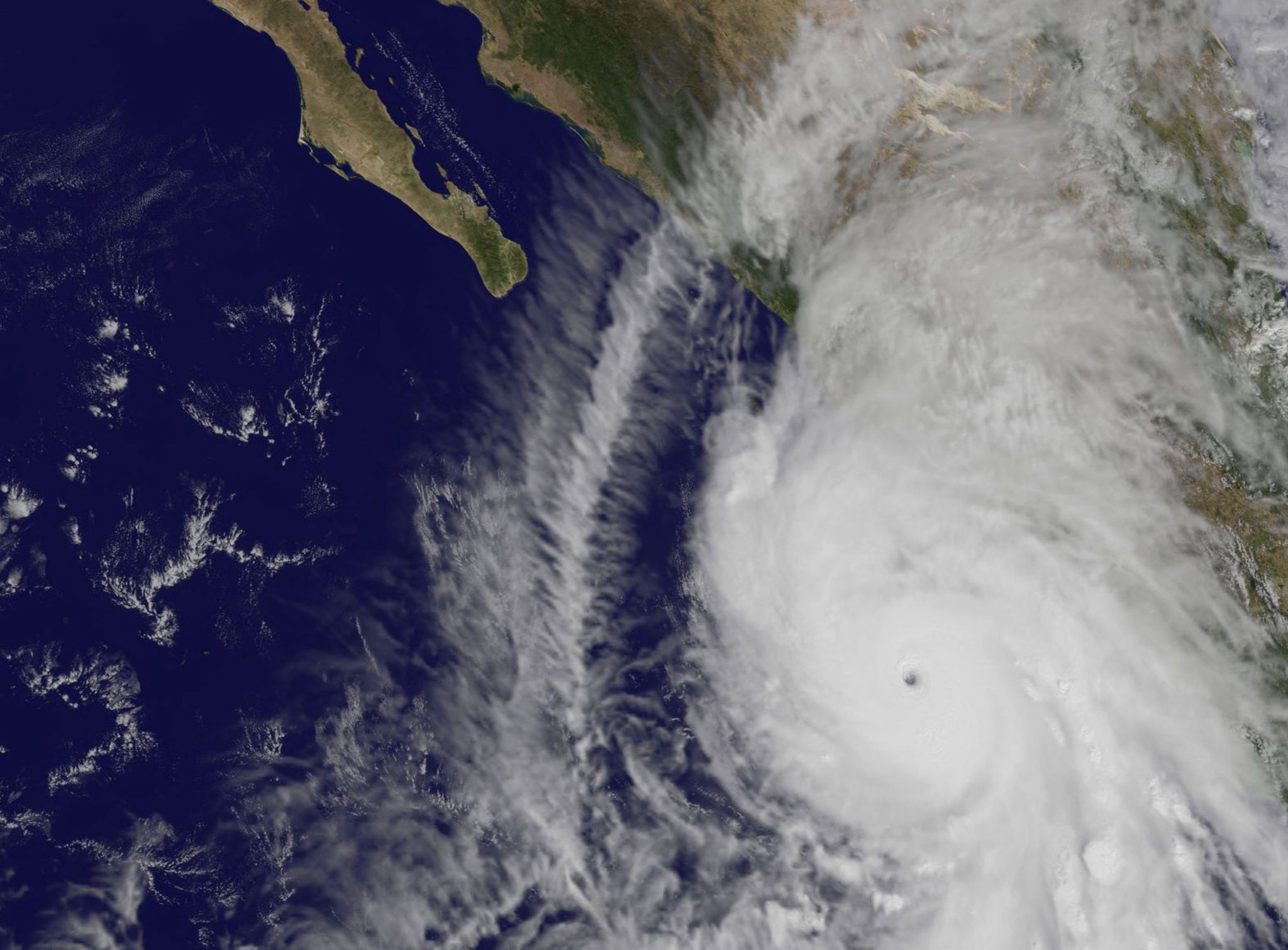 Wirbelstürme werden im stärker, besonders heftig war auch Hurrikan Patricia im Oktober 2015. (Archivbild)