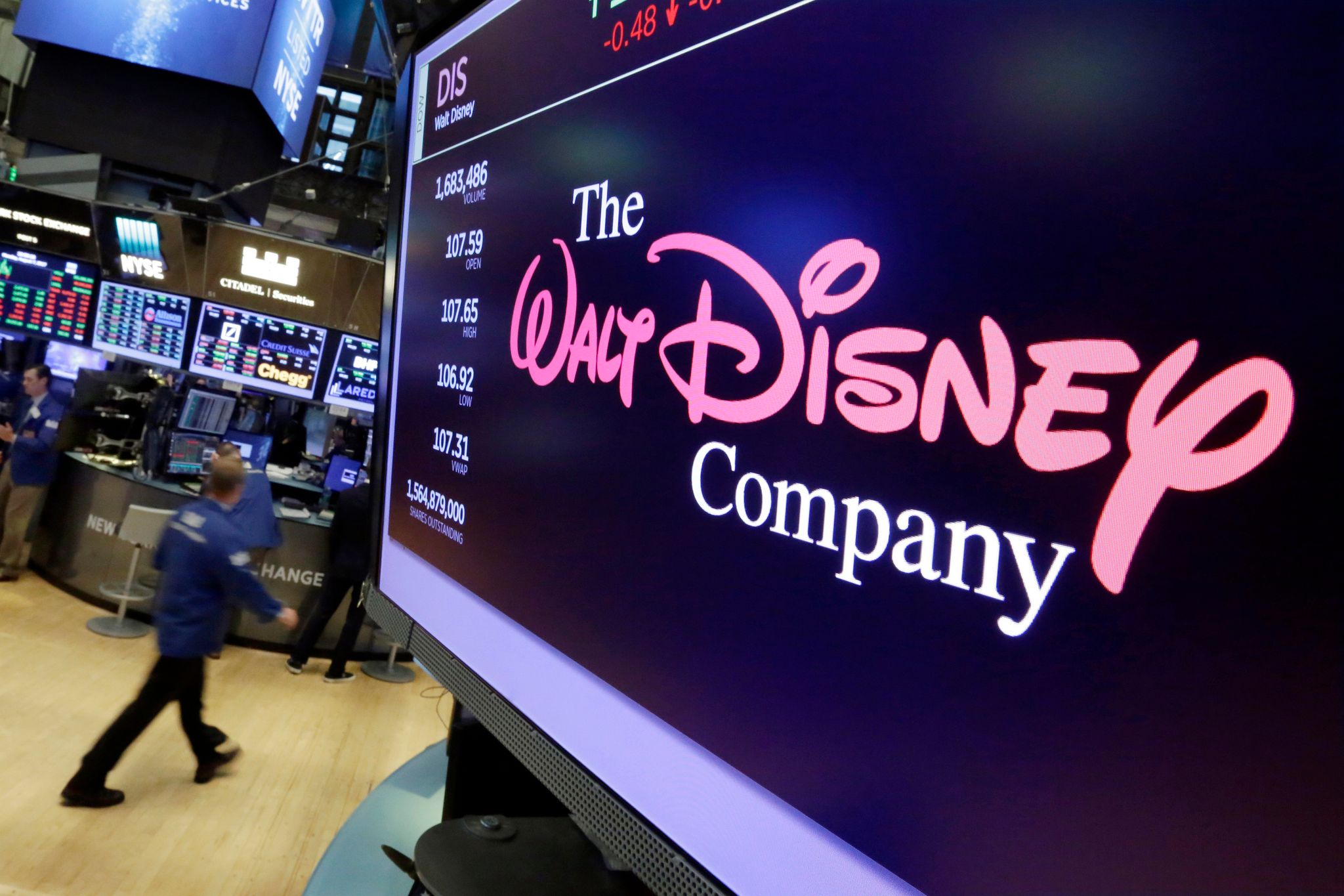 Disneys Konzernumsatz blieb mit 23,5 Milliarden Dollar praktisch unverändert.