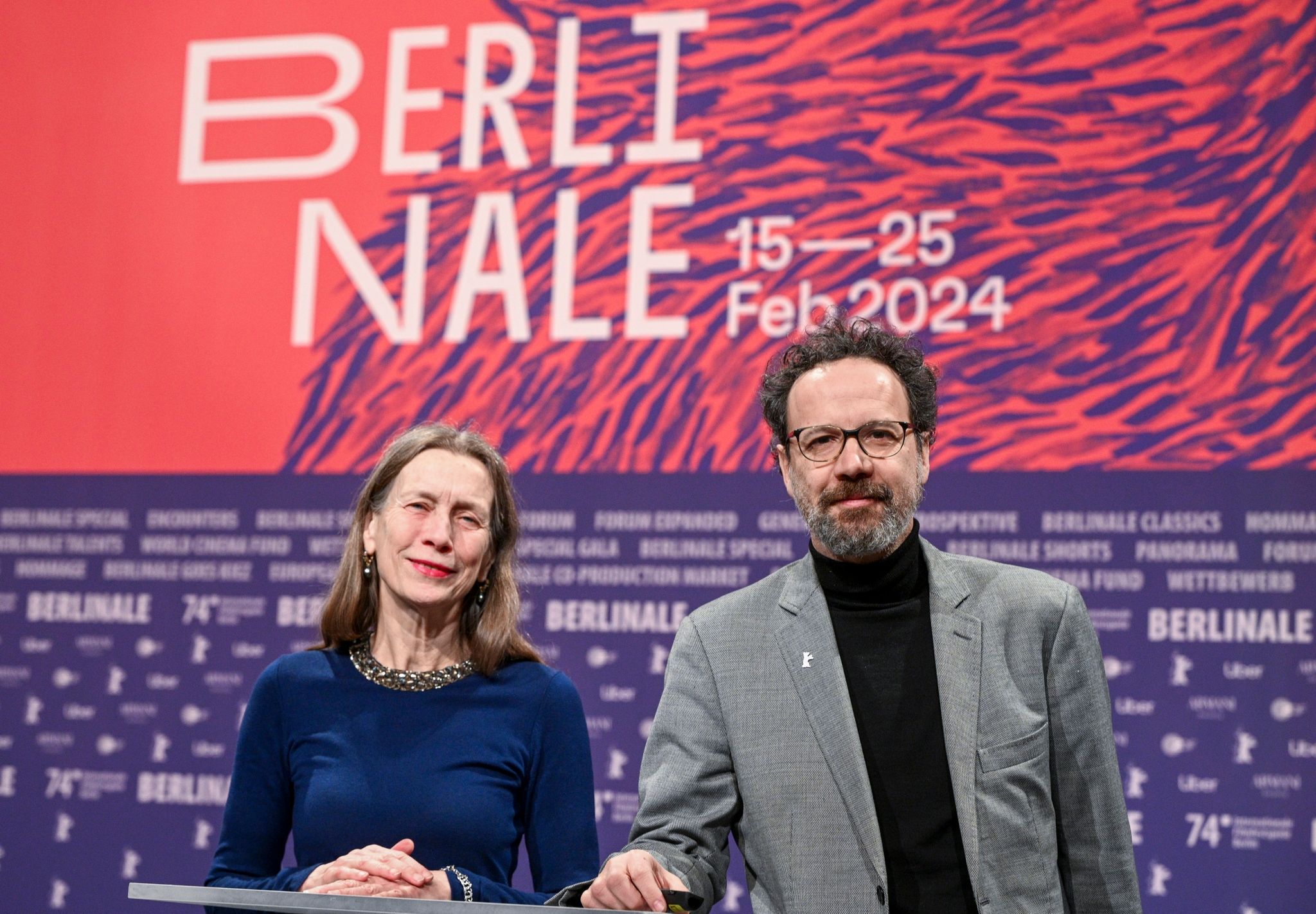 Das Leitungs-Duo der Berlinale, Mariette Rissenbeek, Geschäftsführerin, und Carlo Chatrian, künstlerischer Direktor.