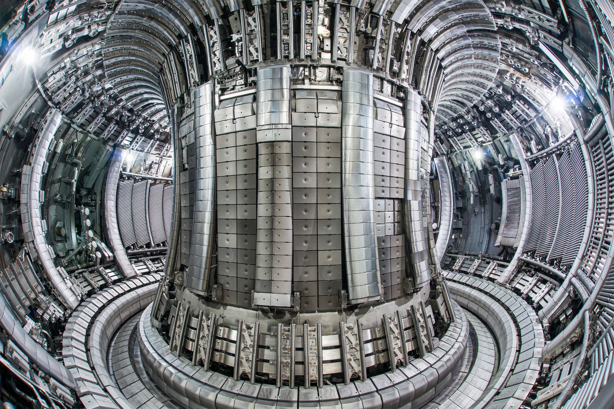 Das Innere der Kernfusionsanlage «Jet» (Joint European Torus) im britischen Culham.