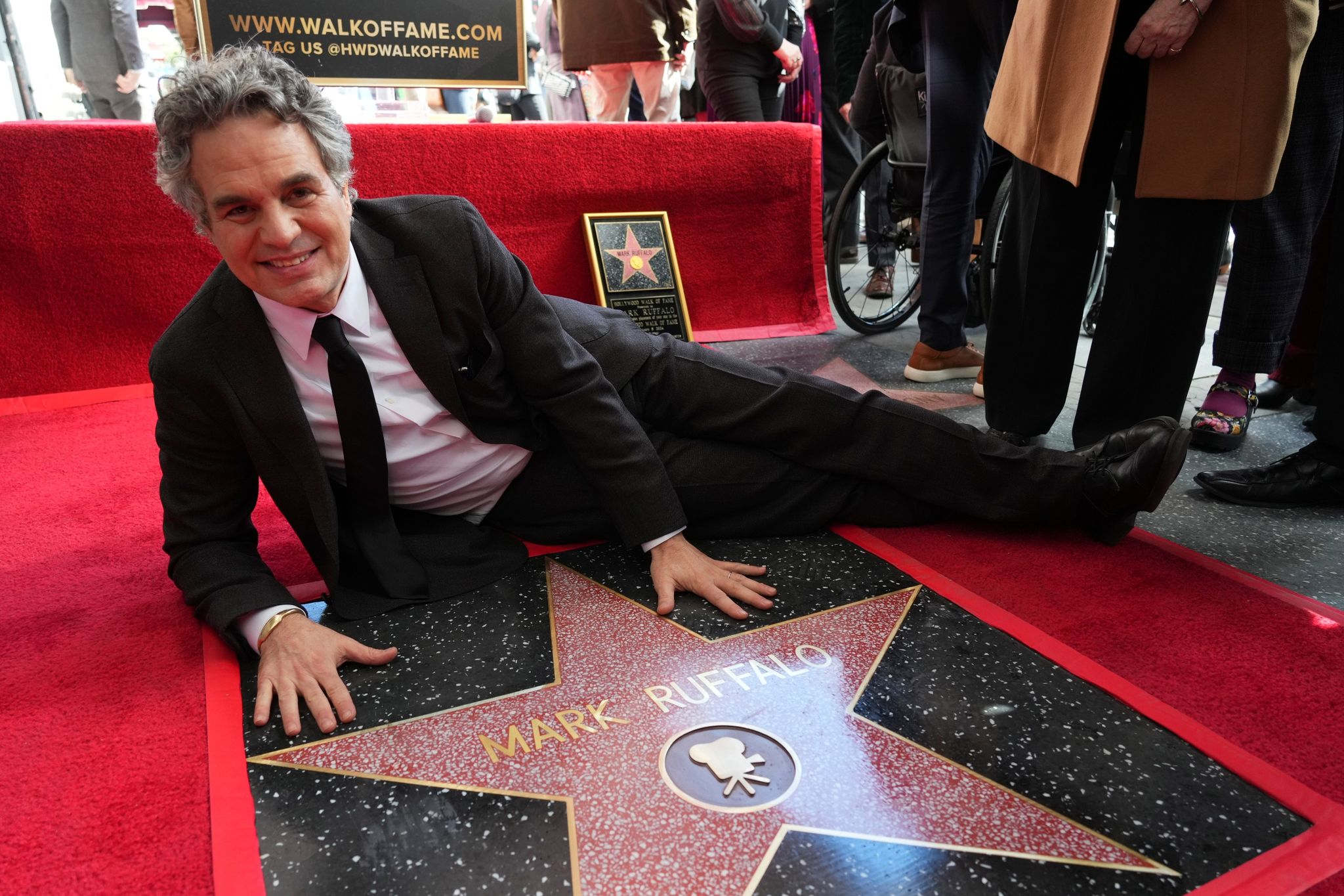 Schauspieler Mark Ruffalo wurde mit einer Sternenplakette geehrt.