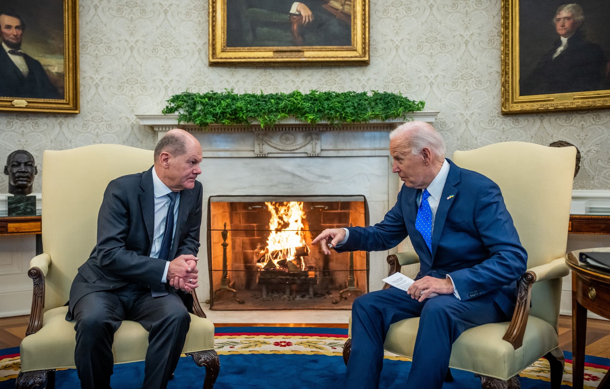 Zum dritten Mal in zwei Jahren ist Bundeskanzler Olaf Scholz zu Gast bei US-Präsident Joe Biden im Weißen Haus. Gesprächsthemen: Die Lage in der Ukraine und im Nahen Osten.