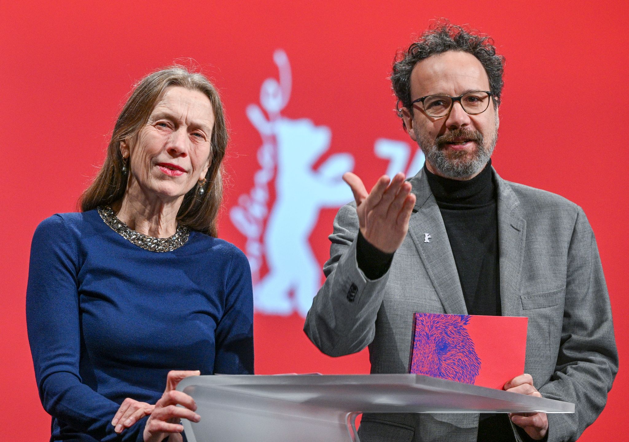 Das Leitungs-Duo der Berlinale, Geschäftsführerin Mariette Rissenbeek und der künstlerische Leiter Carlo Chatrian.