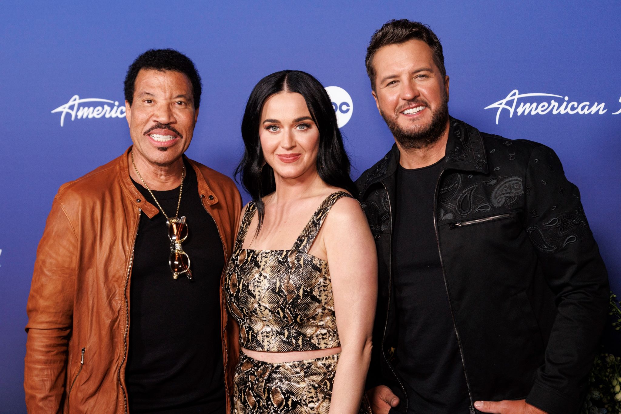Die Juroren der Show Lionel Richie (l-r), Katy Perry und Luke Bryan bei der 20-Jahres-Feier von «American Idol».